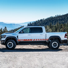 Slanted Stripe Custom Text Door Side Vinyl Decal Sticker for RAM 1500 Rebel, TRX 2019-2026_3