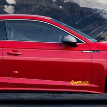 2 Audi Racing Decal Sticker A4 A5 A6 A7 A8 S4 S5 S8 Q5 Q7 Rs Tt 2
