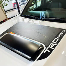 TRD Pro Topographic Style Hood Scoop Vinyl Decal for Toyota Tacoma 2016-2024_3