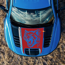 Wildcat and Custom Text Hood Vinyl Decal Sticker for RAM 1500 TRX 2021-2024_2