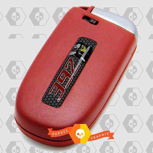 392 Key Fob Inlay Domed Decals for Dodge Challenger Charger Durango