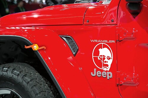 Zombie Kill Hood Decal Sticker for Jeep Wrangler Rubicon