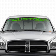Custom Lettering Windshield Vinyl Decal for Dodge Dakota Ram_3