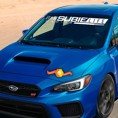 Windshield Banner Vinyl Sticker Decal Graphic Rally Logo STI for Subaru Forester STI