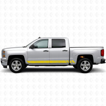 Topographic Band Door & Rocker Panel Vinyl Stripes for Chevrolet Silverado 1500 K2XX 2014-2019_3