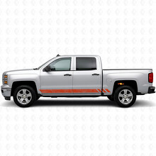 Topographic Band Door & Rocker Panel Vinyl Stripes for Chevrolet Silverado 1500 K2XX 2014-2019_4
