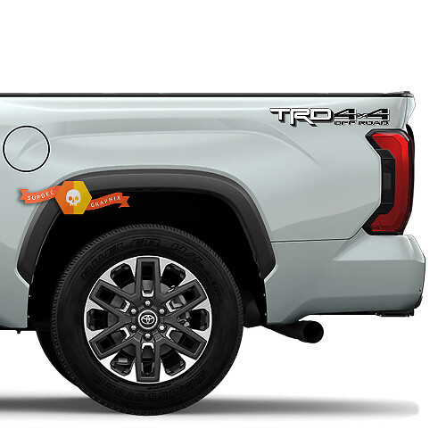 Pair Toyota Tundra 2023 TRD Truck 4x4 Off Road Toyota Racing Decal Vinyl Sticker