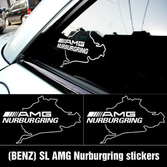 2 Mercedes Benz AMG CL63 E63 S65 CL65 G55 Decal sticker