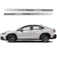 Pair Rocker Panel Side Skirt Vinyl Body Car Stripe Racing Vinyl Decal Sticker for Subaru WRX Impreza 2