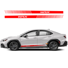 Pair Rocker Panel Side Skirt Vinyl Body Car Stripe Racing Vinyl Decal Sticker fit Suba WRX Impreza 3