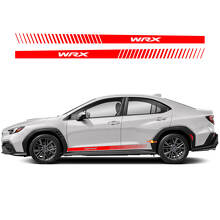 Pair Rocker Panel Side Skirt Vinyl Body Car Stripe Racing Vinyl Decal Sticker for Subaru WRX Impreza 3