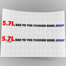5.7L  Hem 800HP Vinyl Decals Stickers Set_3