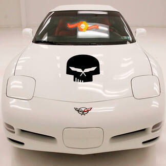 Chevy Chevrolet Corvette C5 Jake Racing Punisher Hood Vinyl Decal Sticker 