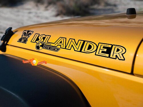 Islander Hood Vinyl Decal Kit for Jeep Wrangler