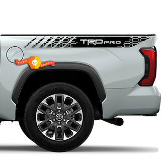 Pair Toyota TRD Geometric Shapes Side Bed Vinyl Decal Sticker Graphics Tacoma Tundra 2023