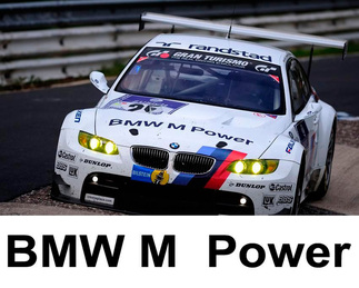 BMW M POWER Hood Decal Motorsport M3 M5 M6 X5 E30 E36 E46 Vinyl