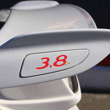 3.8 Rear Wing inlays decal sticker for Porsche GT3 3