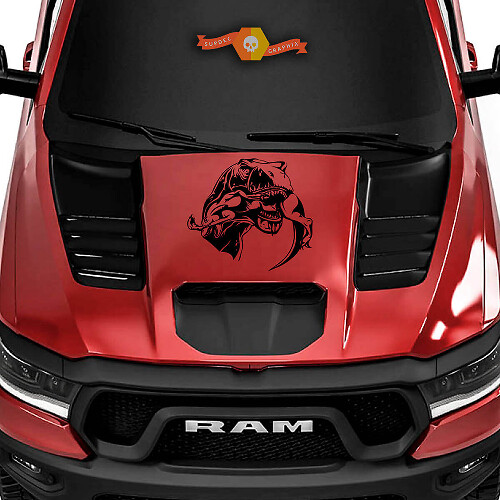 T-Rex Style Hood Vinyl Decal for Ram 1500 TRX