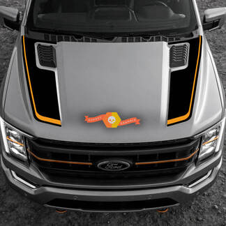 2023 Ford F-150 Tremor Hood Graphics 2022 2023 Line Ford Vinyl Decals 2 Colors