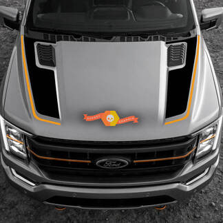 2023 Ford F-150 Tremor Hood Graphics 2022-2023+ Trim Line Ford Vinyl Decals 2 Colors