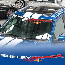 Windshield Baner Ford F-150 Raptor Shelby Raptor Baja Edition graphics decal sticker 2