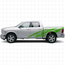 Mud Splash Custom Text Side Vinyl Decal Kit for Dodge Ram 1500 Rebel_3