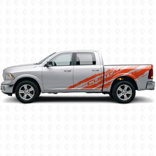 Mud Splash Custom Text Side Vinyl Decal Kit for Dodge Ram 1500 Rebel_4