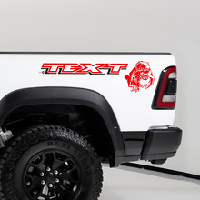 TRX Eating Raptor Bedside Vinyl Decal Kit for Dodge Ram TRX 2023_2