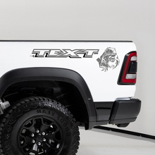 TRX Eating Raptor Bedside Vinyl Decal Kit for Dodge Ram TRX 2023_3