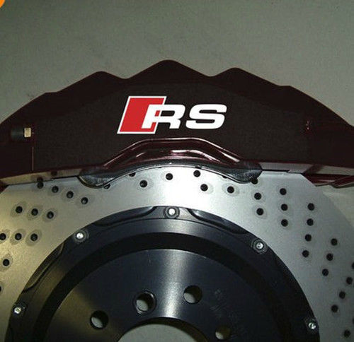 AUDI RS Premium Brake Caliper Decal Sticker TT A3 A4 S3 Q5 S-lin