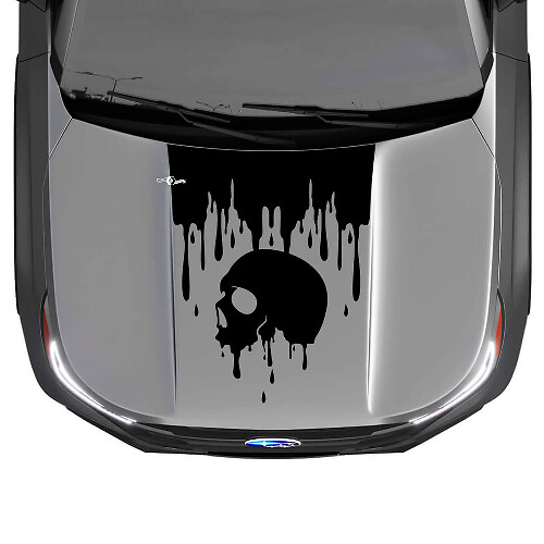 Hood Skull Blood Graphics Vinyl Stickers Decals for Subaru Forester