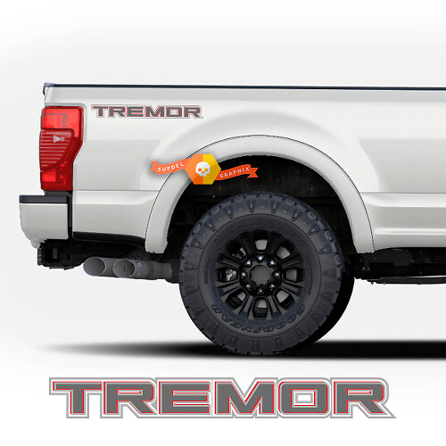 Bed Decal Set Pair Vinyl Stickers for Ford F-150 F-250 Super Duty Tremor
