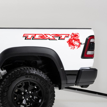 Custom Text Bedside Vinyl Decal Kit for Dodge Ram TRX 2020-2023 _3
