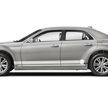  Rocker Panel Logo Graphics Car Vinyl Decals Stickers for Chrysler 300 2