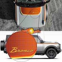 Ford Bronco Retro Design Kit Hood and Side Stripes 2