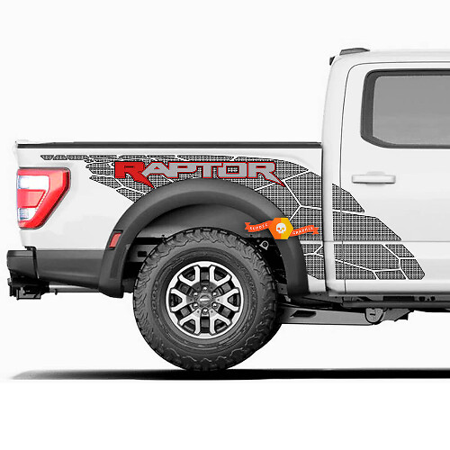 Checkered Splash Side Vinyl Decal Kit for Musclecar truck power truck_1