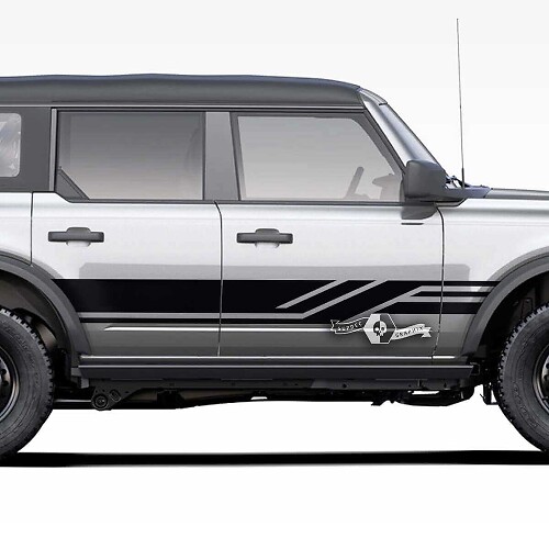 Side Door Line Stripes Decal Stickers for Musclecar horse