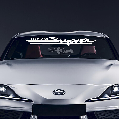 Toyota Supra MKV A90 A91 Windshield Graphics Decals Stickers