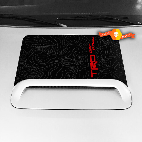 TRD off road Hood Scoop Hood Vinyl Decal Sticker for Toyota 4Runner N280 2009-2024