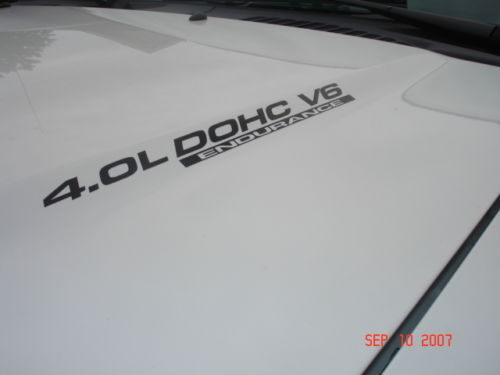 4.0L DOHC V6 Endurance Hood Vinyl Decals for Nissan Titan