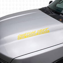 6.0L Turbo Diesel Hood Vinyl Decals Kit For Musclecar F250 F350 _6