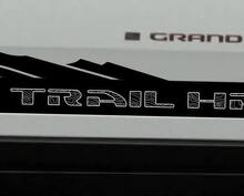 Custom Mountain Side Stripes Vinyl Decal Kit for Jeep Grand Cherokee_2