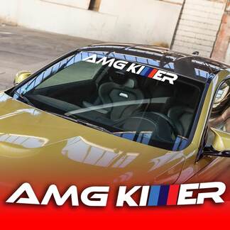 AMG Killer BMW Fan Funny Windshield banner vinyl decals stickers