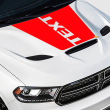 Blackout Custom Text Hood Vinyl Decal Sticker for Dodge Durango 2018-2020_2