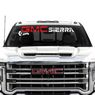 Windshield GMC Sierra 2500HD 2022 Vinyl Stripes Decal Stickers for GMC Sierra Graphics 2 Colors