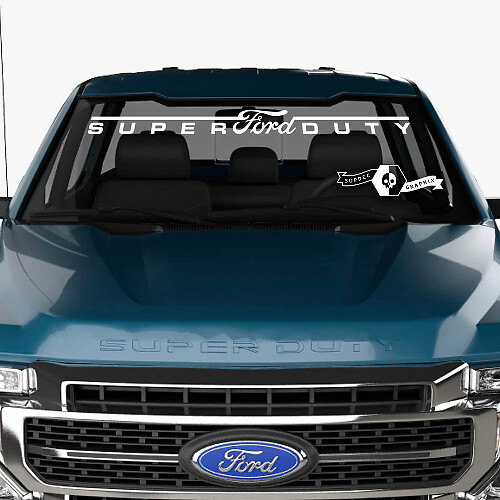 Windshield Logo Decals for Ford Super Duty