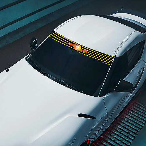 Windshield Brand Logo SupDec Graphix Decals Stickers Graphics Vinyl