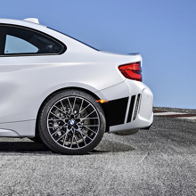 Hood and Rear Side Stripes Vinyl Decal Kit for BMW M2 Competition F87_2