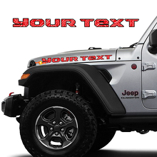 Topographic Map Hood Vinyl Decals Stickers for Jeep Gladiator 3