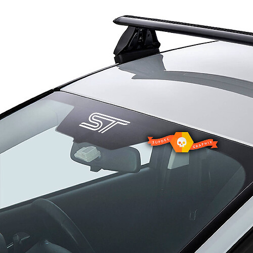 ST Style Windshield Banner Vinyl Decal for Musclecar Focus Fiesta